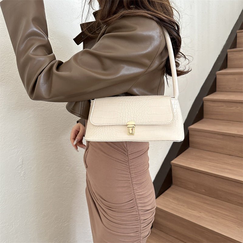 Trendy Style All - Match Clutch Messenger Bag Black