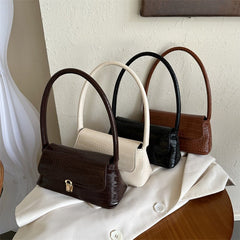 Trendy Style All - Match Clutch Messenger Bag White