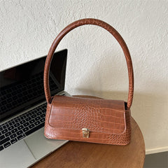Trendy Style All - Match Clutch Messenger Bag White