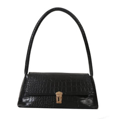 Trendy Style All - Match Clutch Messenger Bag Black