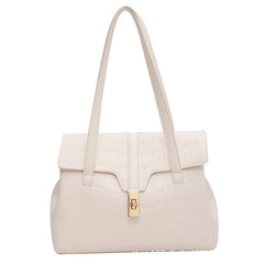 Trendy Textured Women's Clutch - Portable Single Shoulder Bag Black