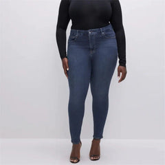 Trendy Versatile Versatile New Stylish Casual Jeans Black Cropped