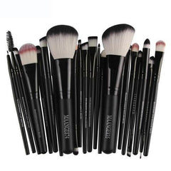 Ultimate 22 - Piece Makeup Brush Set: Complete Cosmetic Collection Brown