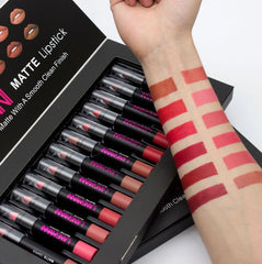 Ultimate Matte Lipstick Collection: Long - lasting, Waterproof Set 3