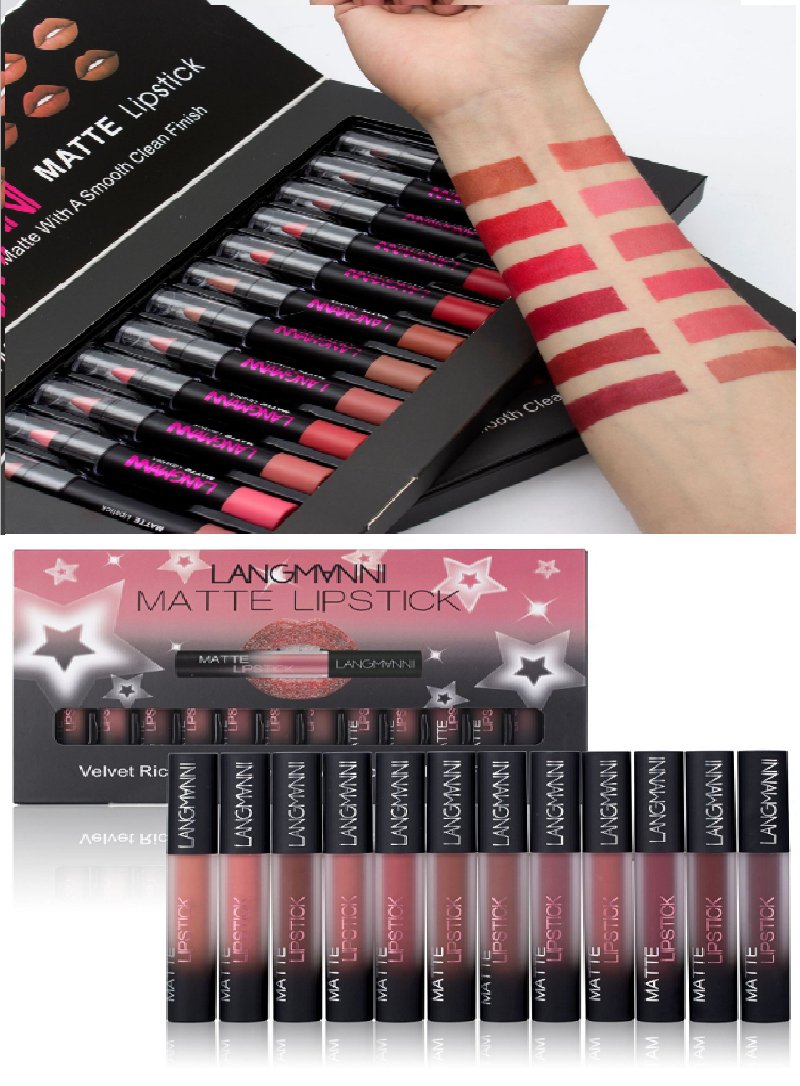 Ultimate Matte Lipstick Collection: Long - lasting, Waterproof Set 3