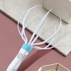 Ultimate Scalp and Head Massager: Relaxation and Stress Relief White