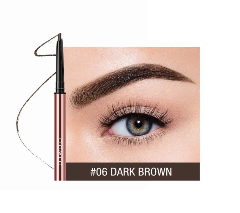 UltraFine Waterproof Natural Brow Pencil - Long Lasting Brown DARK BROWN