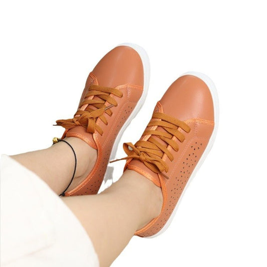 Urban Trend Walkers Versatile Casual European And American Sport Shoes Light Brown