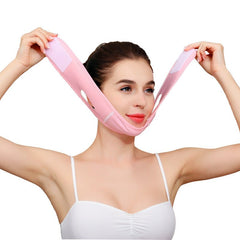 V - Line Beauty Mask: Contour Cheek, Neck for Elegant Facial V - Line Pink white