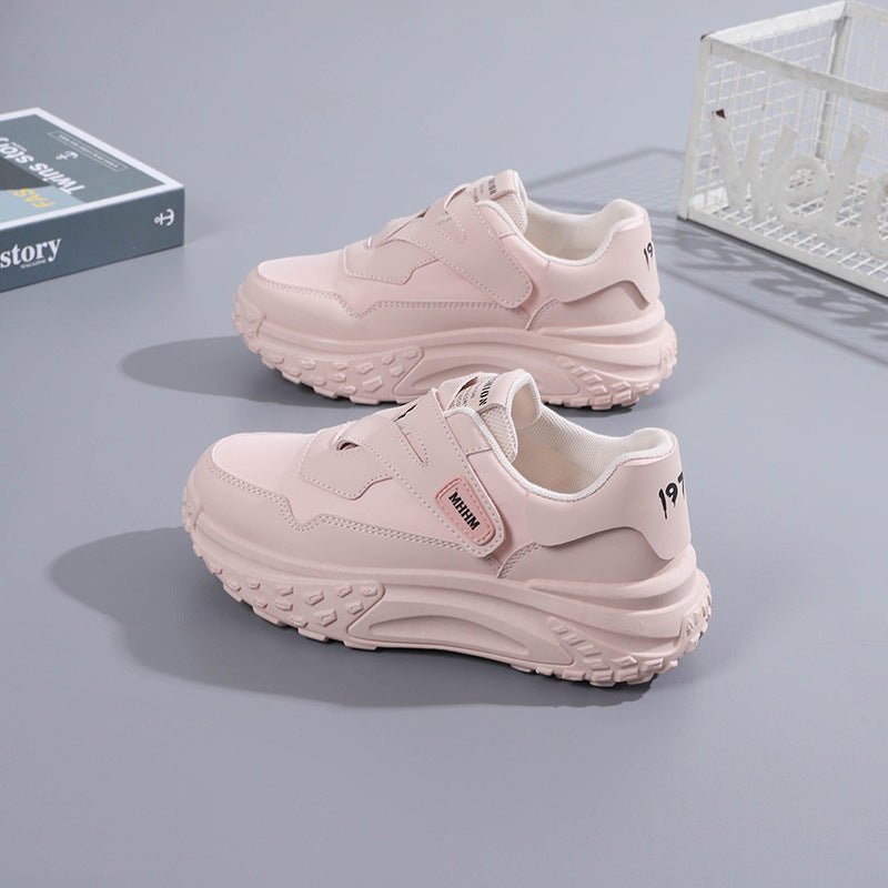 Velcro Old Soft Sole Casual Women's Shoes for Effortless Movement Pink