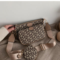 Versatile cross - body handbags Khaki