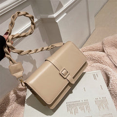 Versatile Messenger Bag - Spring and Summer New High - grade Fashion Black