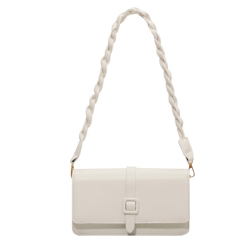 Versatile Messenger Bag - Spring and Summer New High - grade Fashion Black