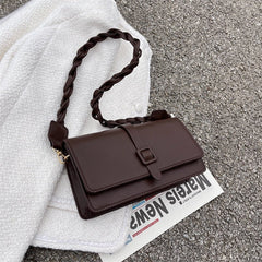 Versatile Messenger Bag - Spring and Summer New High - grade Fashion Black