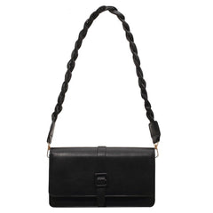 Versatile Messenger Bag - Spring and Summer New High - grade Fashion Black