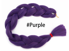 Versatile Wig Set: Dirty Braids & Big Braids Combo Purple