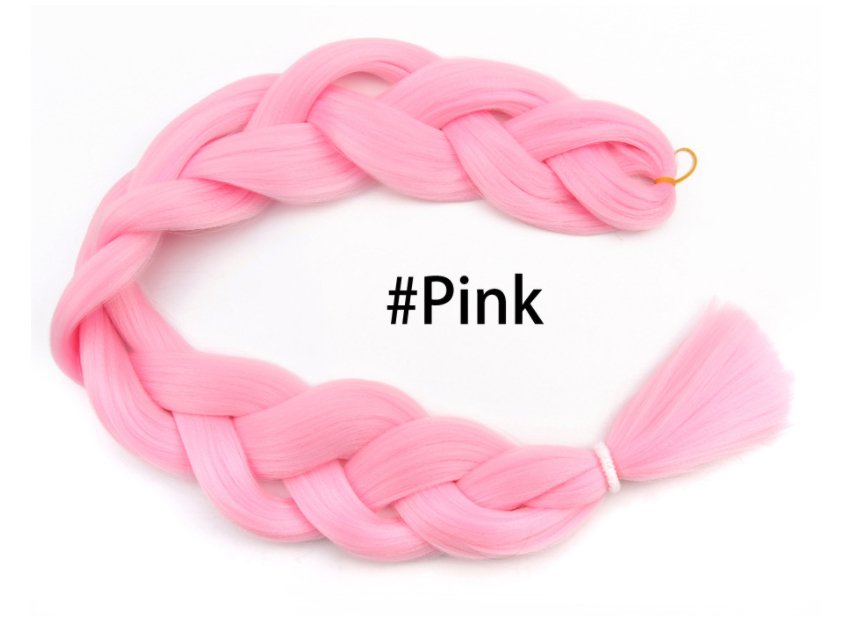 Versatile Wig Set: Dirty Braids & Big Braids Combo Pink