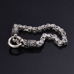 Viking Wolf Head and Leopard Head Stainless Steel Bracelet Alloy ring