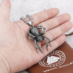 Vintage Spider Titanium Steel Pendant for Unisex Charm Single Pendant