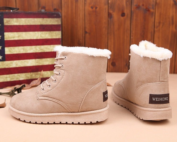 Warm Snow Boots – Ultimate Winter Protection and Comfort Beige