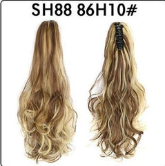 Wholesale Fluffy Natural Lifelike Claw Clip Wig Ponytail 46Style