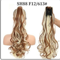 Wholesale Fluffy Natural Lifelike Claw Clip Wig Ponytail 35Style