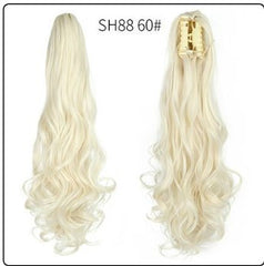 Wholesale Fluffy Natural Lifelike Claw Clip Wig Ponytail 16Style