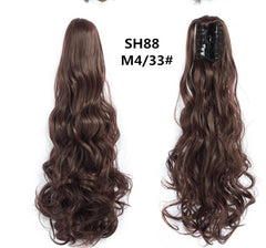 Wholesale Fluffy Natural Lifelike Claw Clip Wig Ponytail 39Style