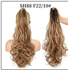 Wholesale Fluffy Natural Lifelike Claw Clip Wig Ponytail 30Style