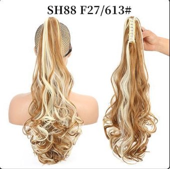 Wholesale Fluffy Natural Lifelike Claw Clip Wig Ponytail 32Style