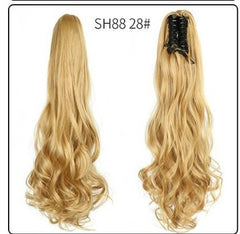 Wholesale Fluffy Natural Lifelike Claw Clip Wig Ponytail 13style