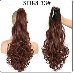 Wholesale Fluffy Natural Lifelike Claw Clip Wig Ponytail 15style