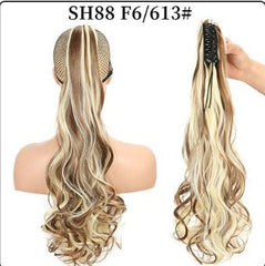 Wholesale Fluffy Natural Lifelike Claw Clip Wig Ponytail 26Style