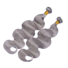 Wig Curly Hair Female Chemical Fiber Curtain Simulation Bundle Grey