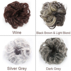 Wig Hair Circle Accessory Black B Light B 2 pcs