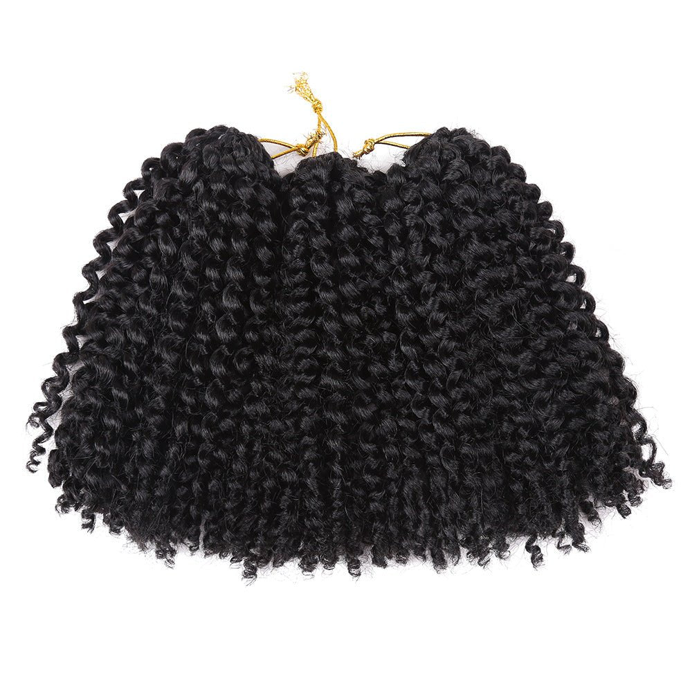 Wig - Inspired Crochet Hair Extension for Effortless Style Black