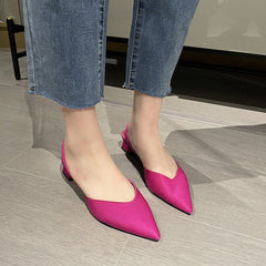 Women's Ankle - strap Buckle Solid Color Sandals Blue