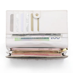 Women's Clutch Dinner Mid - length Purse White