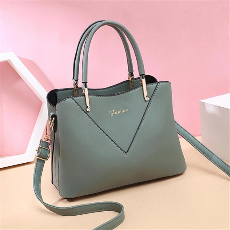 Women's diagonal handbag Light Green