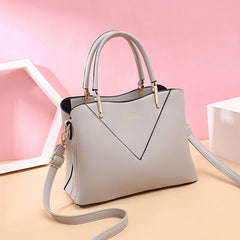 Women's diagonal handbag Light Grey