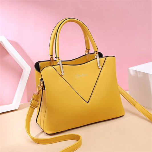 Women's diagonal handbag Yellow