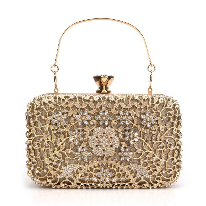 Women's Fashion Banquet Clutch All - matching Black