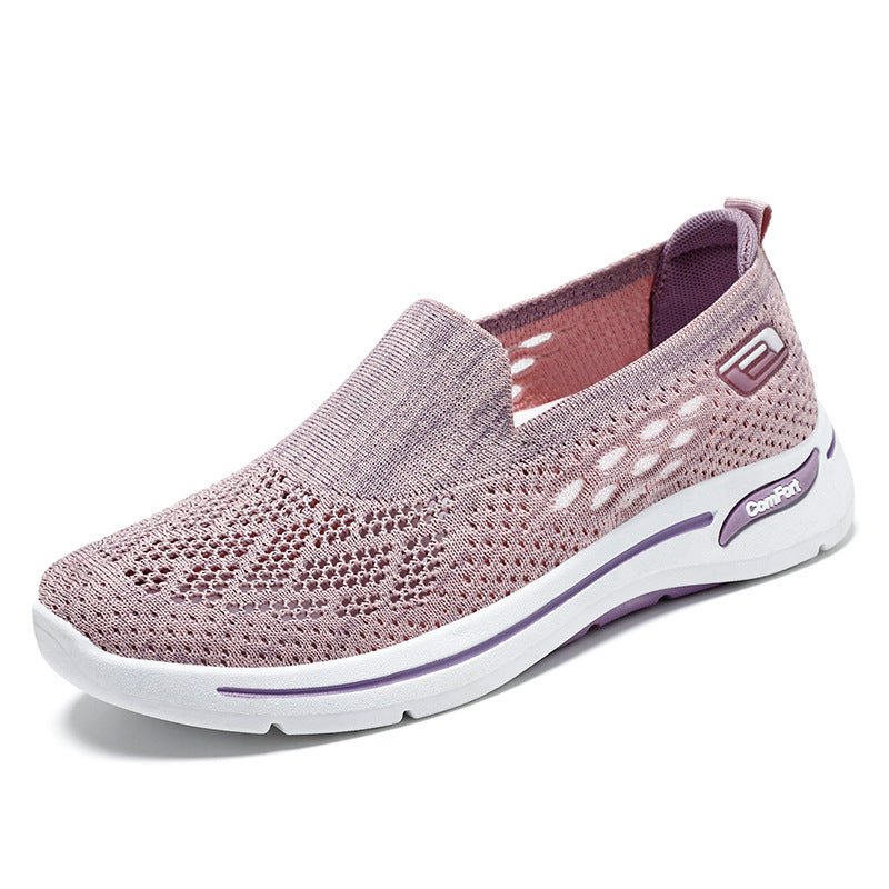 Women's Fashion Casual Mesh Casual Shoes Taro Purple