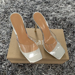 Women's fashion high heels Silver