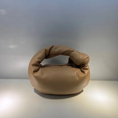Women's Fashion Niche Cloud Clutch Bag Khaki