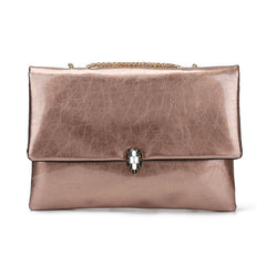 Women's Fashion Personality Large Capacity Clutch Gold