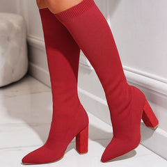 Women's Fashion Personalized Solid Color Boots Apricot