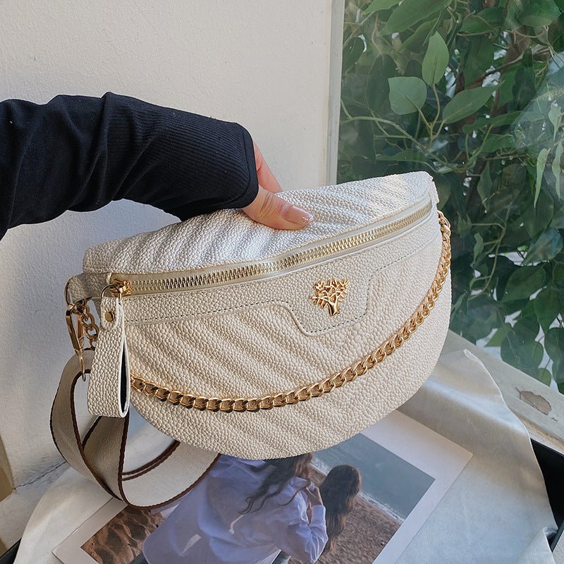 Women's One - shoulder Chain Crossbody Bag White