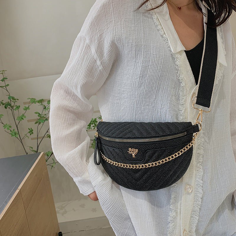 Women's One - shoulder Chain Crossbody Bag White