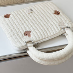 Women's Pure Cotton Handbag Beige